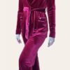 NUALY Pantalone morbido con profilo