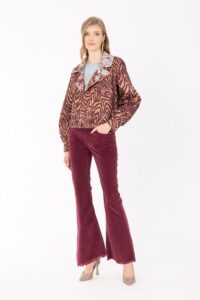 SISTE'S Pantalone trombetta velluto