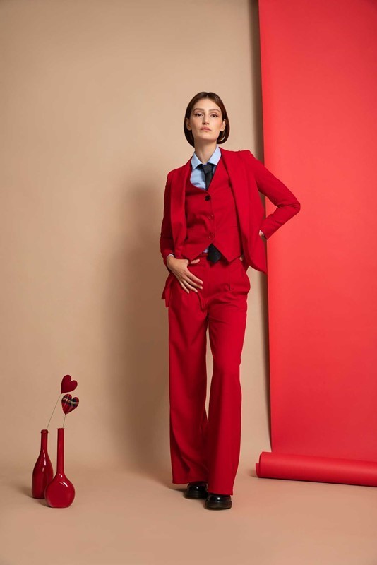 PEPE ROSA Gilet rouge