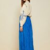 OTTOD'AME Pantalone palazzo in misto seta