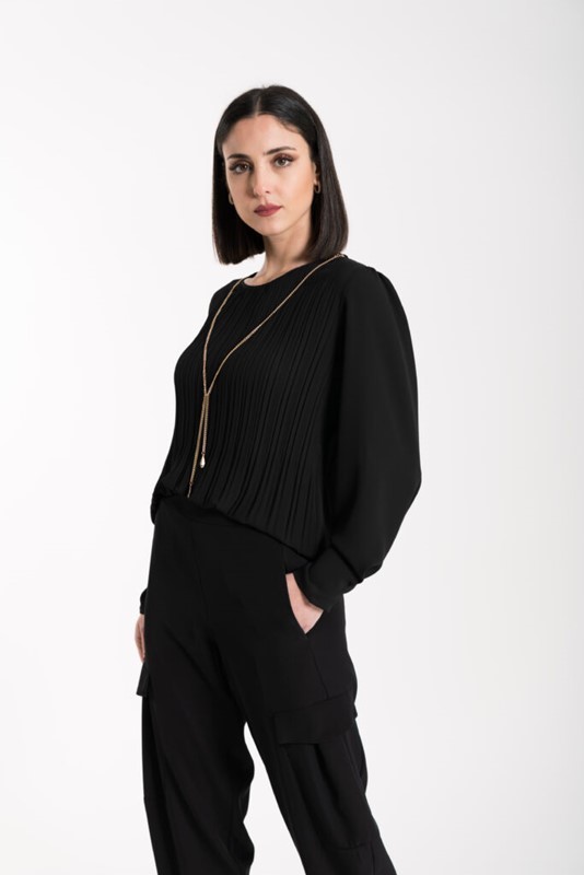 SPAGO DONNA Pantalone con elastico alla caviglia e tasconi