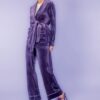 NUALY Pantalone morbido con profilo