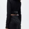 PATRIZIA PEPE Giacca corta con zip frontale