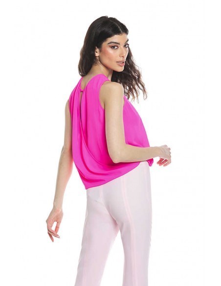 RELISH Blusa s/m doppio scollo
