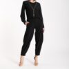 SPAGO DONNA Pantalone con elastico alla caviglia e tasconi