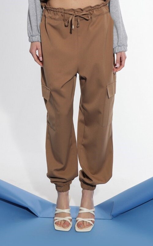 OVER-D WOMAN Pantalone con coulisse e polsino alla caviglia