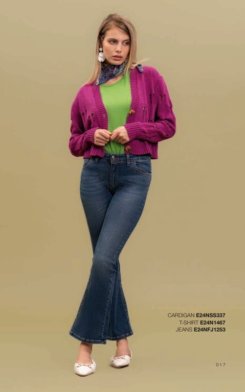 NUALY Jeans trombetta