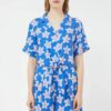 COMPAGNIA FANTASTICA Camicia corta m/m con nodo sul davanti