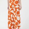 COMPAGNIA FANTASTICA Pantalone palazzo con tasche ed elastico dietro
