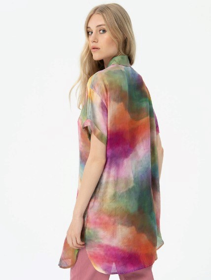 SURKANA Camicia lunga maniche corte