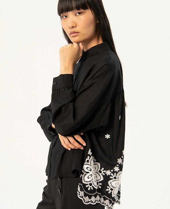 SURKANA Camicia ricamo