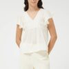 COMPAGNIA FANTASTICA Blusa con ricamo e volant