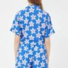 COMPAGNIA FANTASTICA Camicia corta m/m con nodo sul davanti