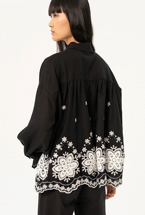 SURKANA Camicia ricamo