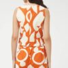 COMPAGNIA FANTASTICA Gilet corto con stampa geometrica