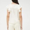 COMPAGNIA FANTASTICA Blusa con ricamo e volant