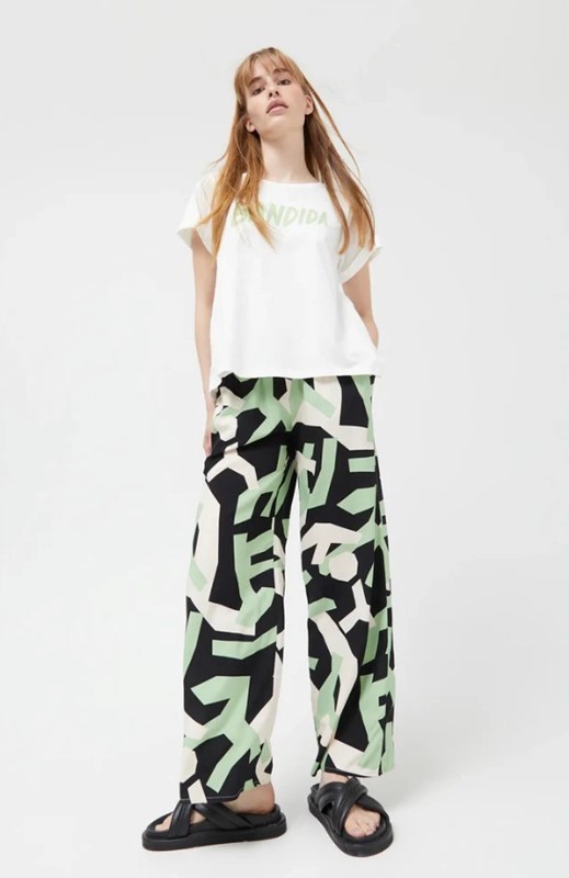 COMPAGNIA FANTASTICA Pantalone con elastico in vita