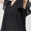 COMPAGNIA FANTASTICA Blusa con ricamo e volant