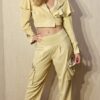 TRASH AND LUXURY Giacca corta con le rouches