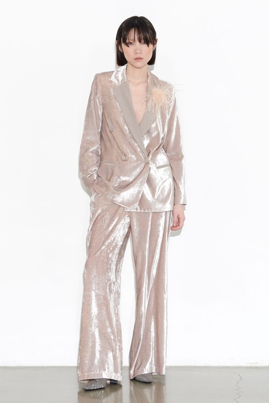 B.YU Pantalone velluto