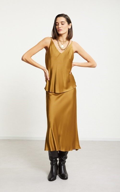 OTTOD'AME Top con spalline sottili