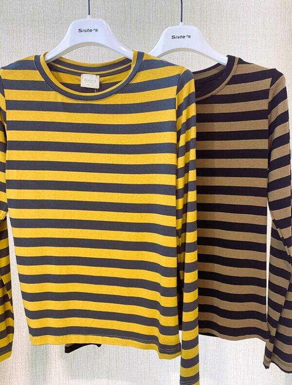 SISTE'S T-shirt rigata con lurex