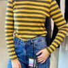 SISTE'S T-shirt rigata con lurex