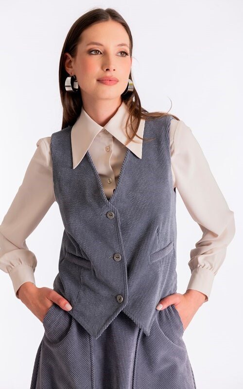 SISTE'S Gilet velluto