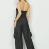 RELISH Tuta con corpetto pantalone palazzo con tasconi laterali