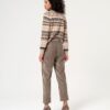 SURKANA Pantaloni dritti sartoriali in velluto