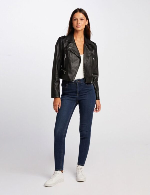 MORGAN Giacca chiodo in similpelle