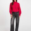 MORGAN Jeans a gamba larga con dettaglio a catena