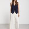 OTTOD'AME Gilet con doppio tessuto