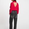 MORGAN Jeans a gamba larga con dettaglio a catena