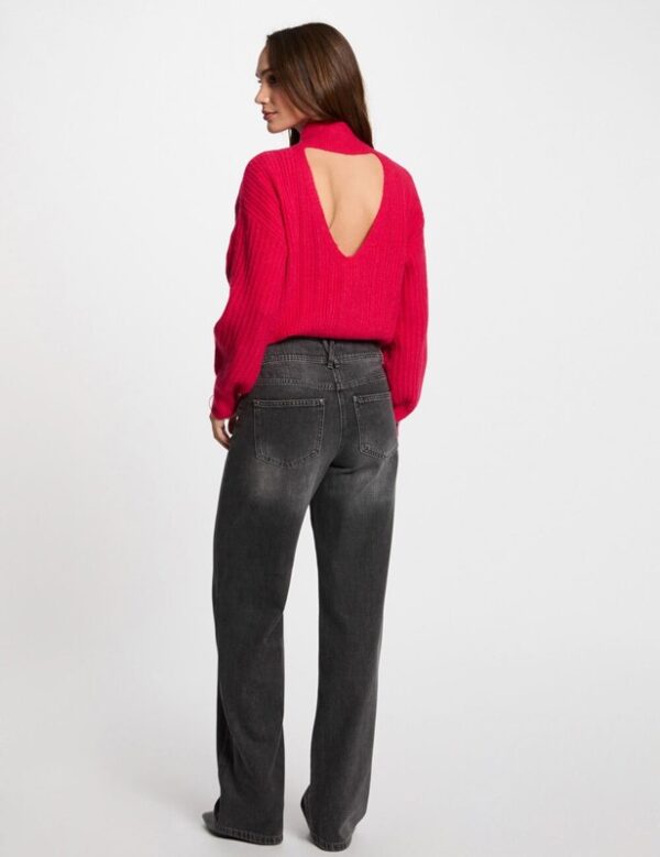 MORGAN Jeans a gamba larga con dettaglio a catena