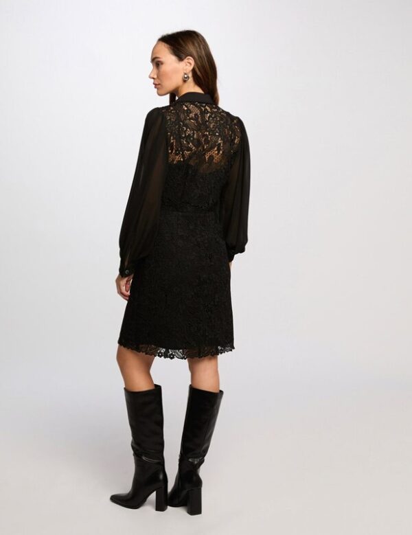 MORGAN Mini abito dritto in pizzo