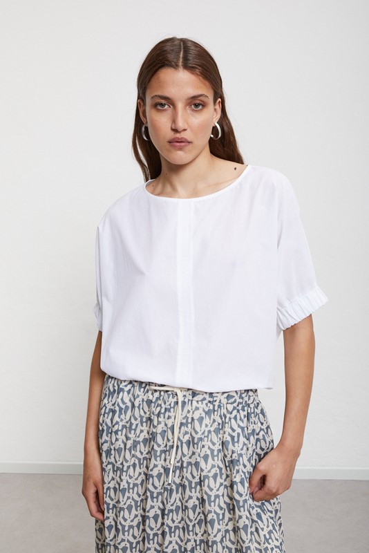 OTTOD'AME Maglia in popeline