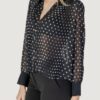 MORGAN Camicia plisse' m/l