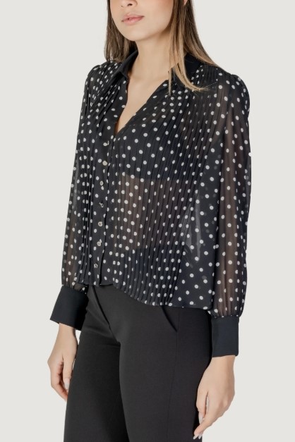 MORGAN Camicia plisse' m/l