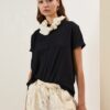 SOUVENIR T-shirt con collana tessuto