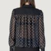 MORGAN Camicia plisse' m/l
