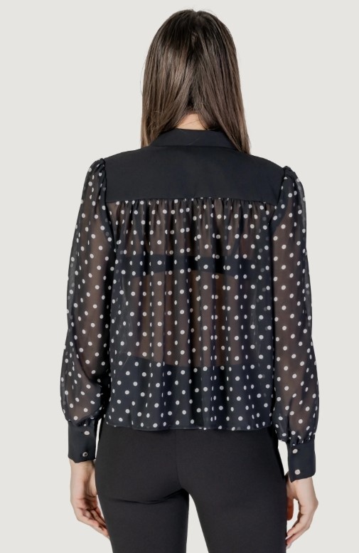 MORGAN Camicia plisse' m/l