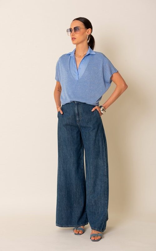 SISTE'S Maglia over in lurex