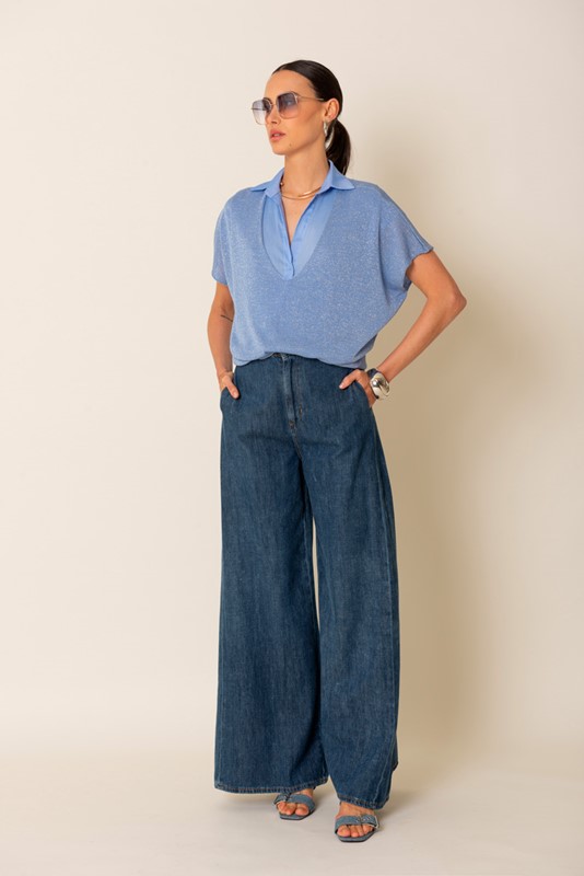 SISTE'S Maglia over in lurex
