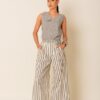SISTE'S Pantalone macro riga
