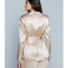 RELISH Giacca m/l con cintura effetto vestaglia