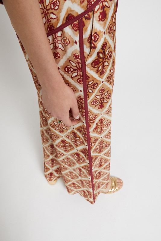 OTTOD'AME Pantalone in viscosa stampata