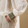 SOUVENIR Camicia girocollo ampia con dettaglio nei polsini