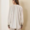 SOUVENIR Camicia girocollo ampia con dettaglio nei polsini