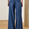 SOUVENIR Jeans a palazzo pantalone denim leggero
